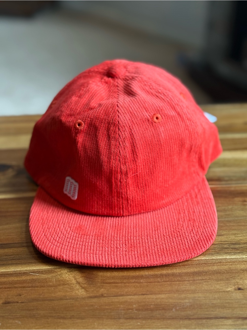 Topo Designs Red Corduroy 6-Panel Cap